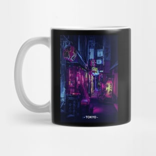 Tokyo Street Neon Synthwave Mug